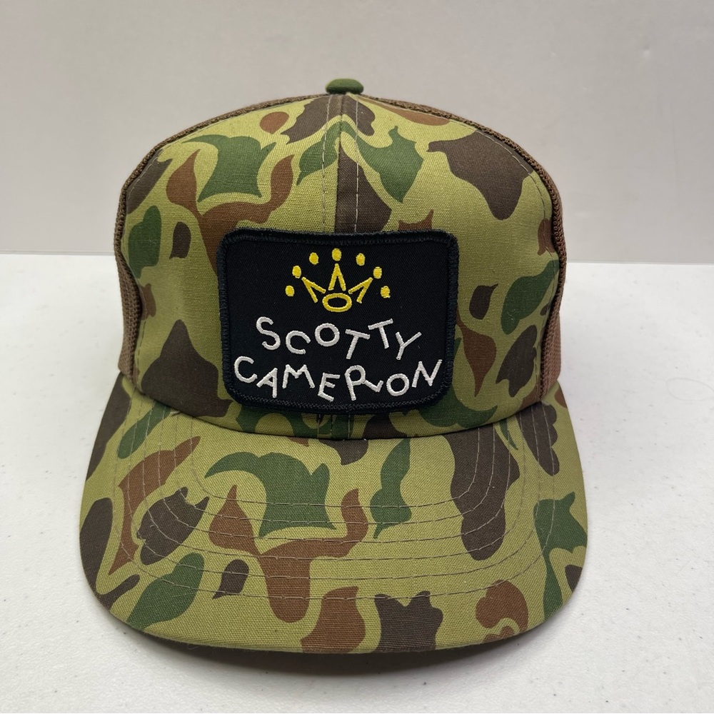 Vintage Scotty Cameron custom camo SnapBack